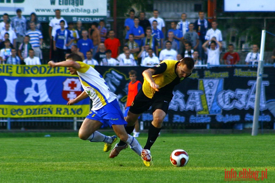 Mecz 2 kolejki II ligi: Olimpia Elblg - Start Otwock 1:1, fot. 41