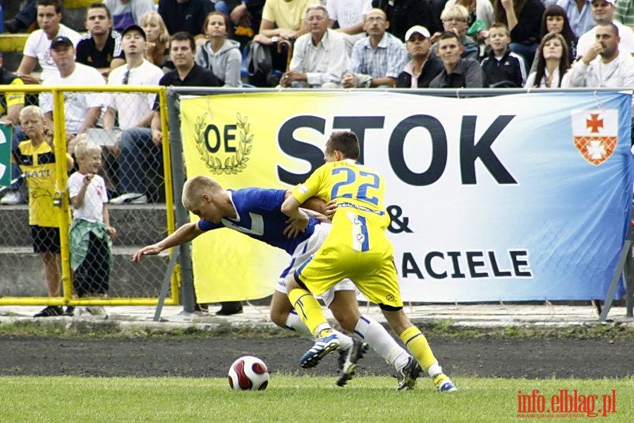 Mecz 4 kolejki II ligi: Olimpia Elblg - Jeziorak Iawa 1-0, fot. 5