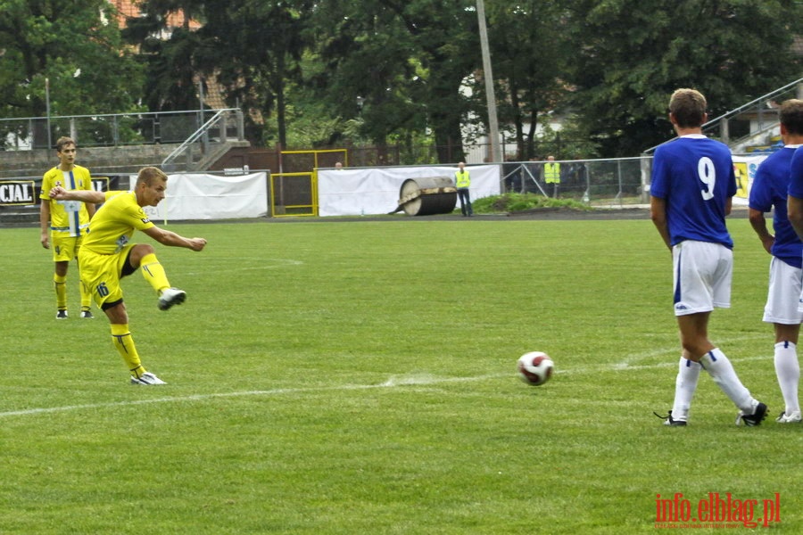 Mecz 4 kolejki II ligi: Olimpia Elblg - Jeziorak Iawa 1-0, fot. 9