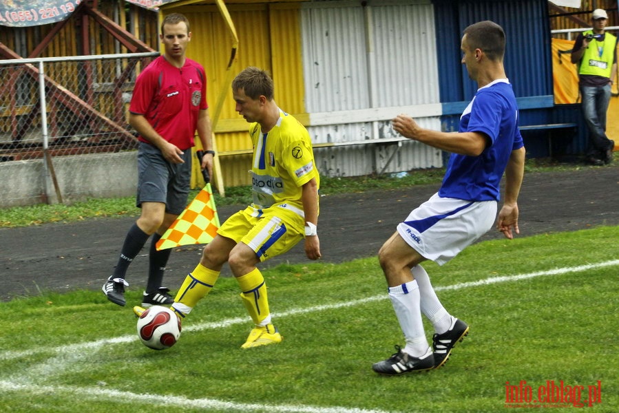 Mecz 4 kolejki II ligi: Olimpia Elblg - Jeziorak Iawa 1-0, fot. 11