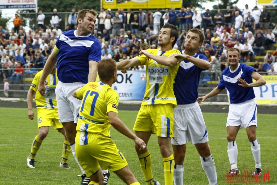 Mecz 4 kolejki II ligi: Olimpia Elblg - Jeziorak Iawa 1-0, fot. 12