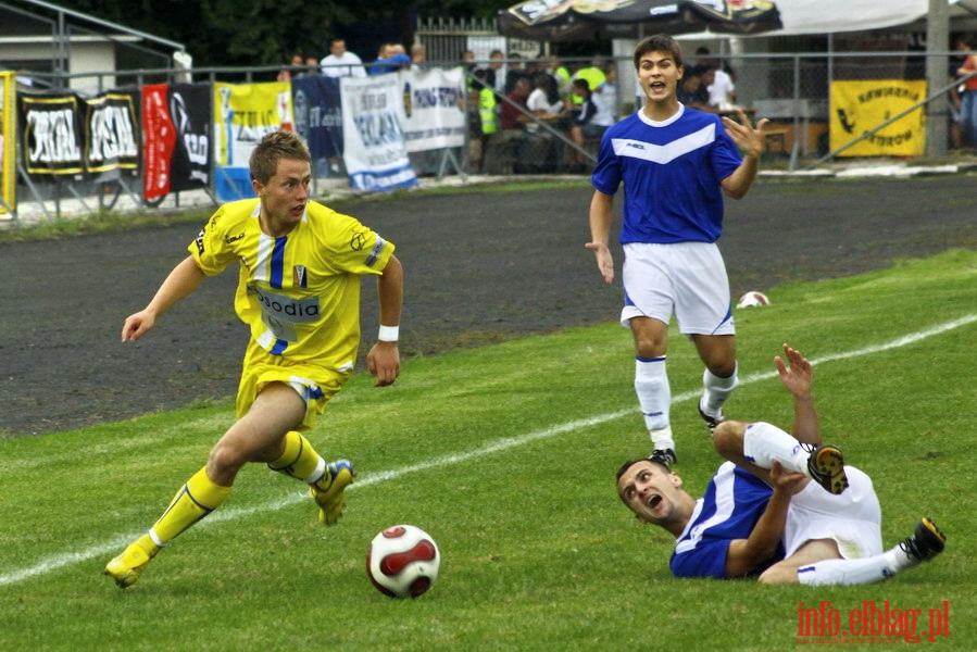 Mecz 4 kolejki II ligi: Olimpia Elblg - Jeziorak Iawa 1-0, fot. 14