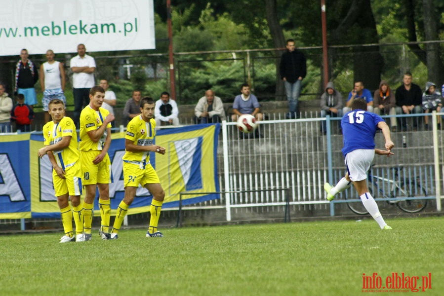 Mecz 4 kolejki II ligi: Olimpia Elblg - Jeziorak Iawa 1-0, fot. 23