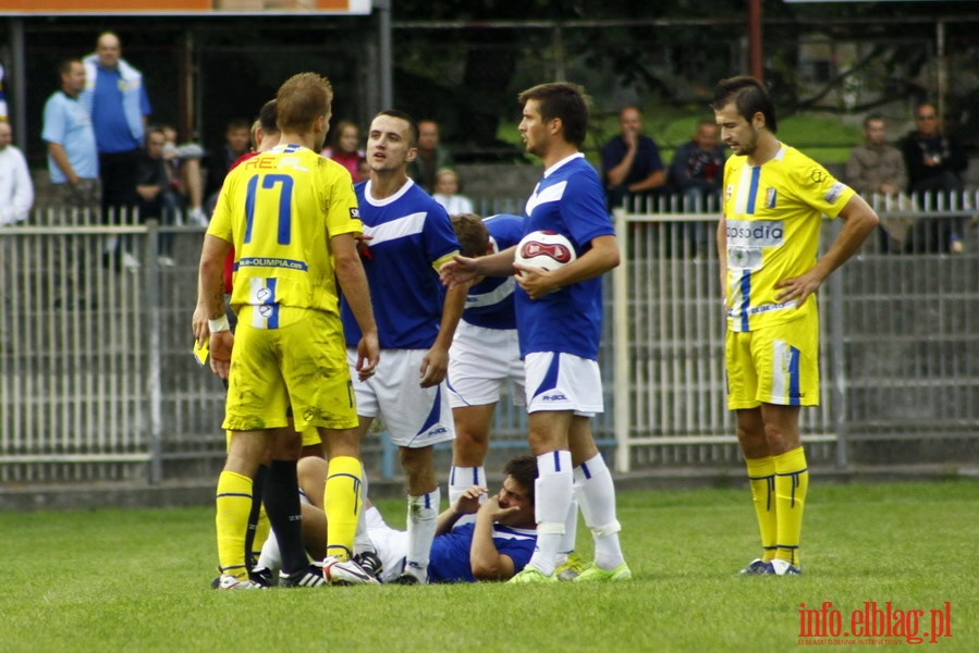 Mecz 4 kolejki II ligi: Olimpia Elblg - Jeziorak Iawa 1-0, fot. 25