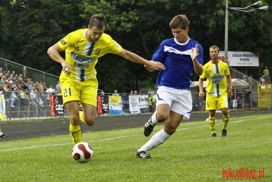 Mecz 4 kolejki II ligi: Olimpia Elblg - Jeziorak Iawa 1-0, fot. 27