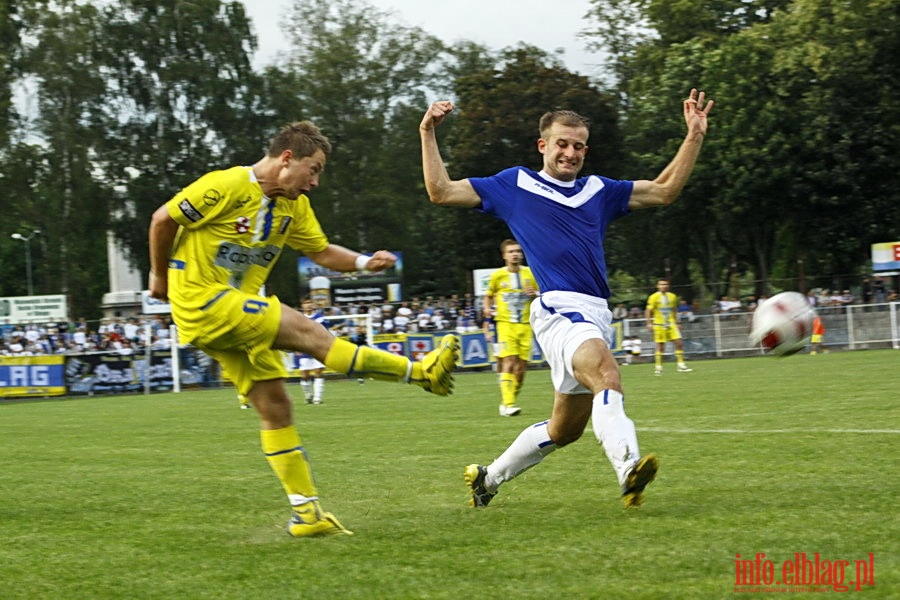 Mecz 4 kolejki II ligi: Olimpia Elblg - Jeziorak Iawa 1-0, fot. 32