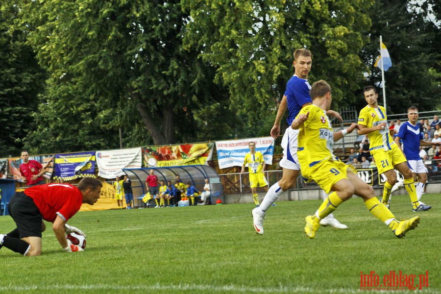 Mecz 4 kolejki II ligi: Olimpia Elblg - Jeziorak Iawa 1-0, fot. 33