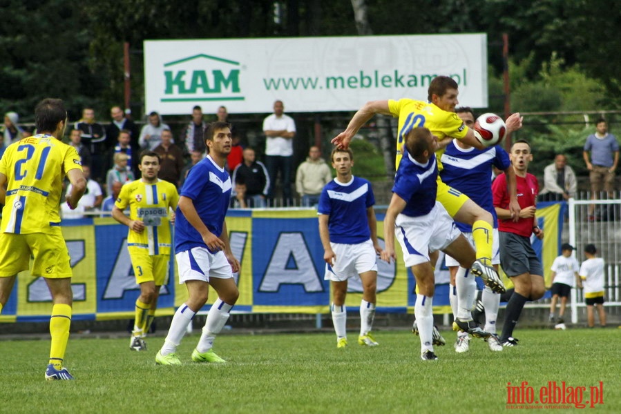 Mecz 4 kolejki II ligi: Olimpia Elblg - Jeziorak Iawa 1-0, fot. 35