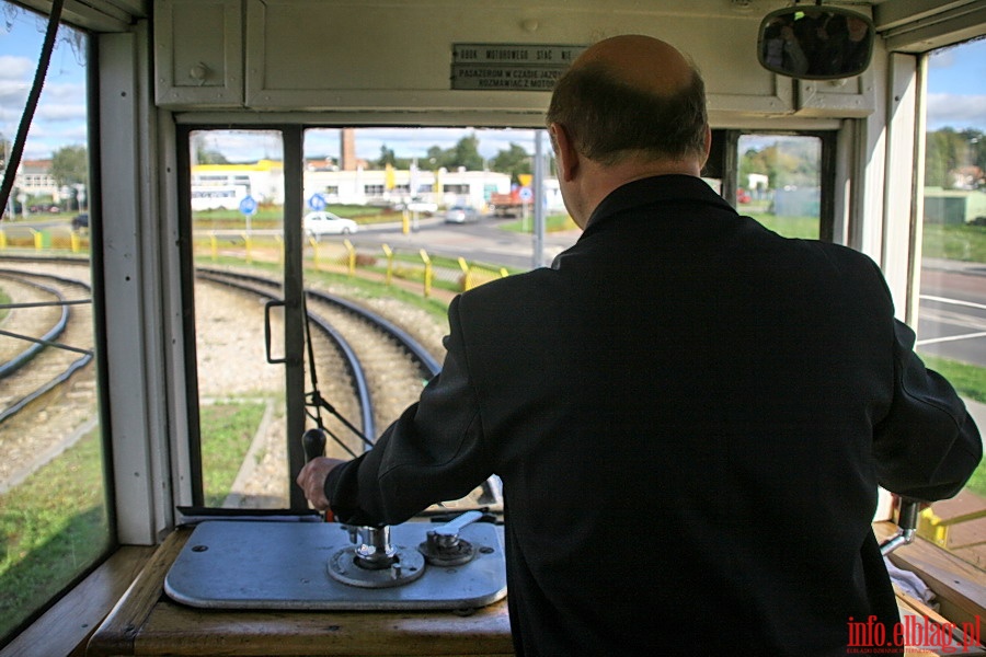 Okazjonalne kursy tramwajem retro Konstal 5N na trasie linii nr 4, fot. 2