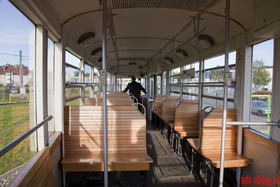 Okazjonalne kursy tramwajem retro Konstal 5N na trasie linii nr 4, fot. 8