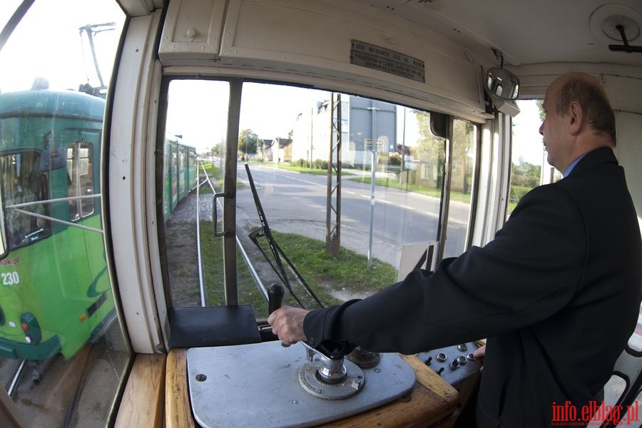 Okazjonalne kursy tramwajem retro Konstal 5N na trasie linii nr 4, fot. 14