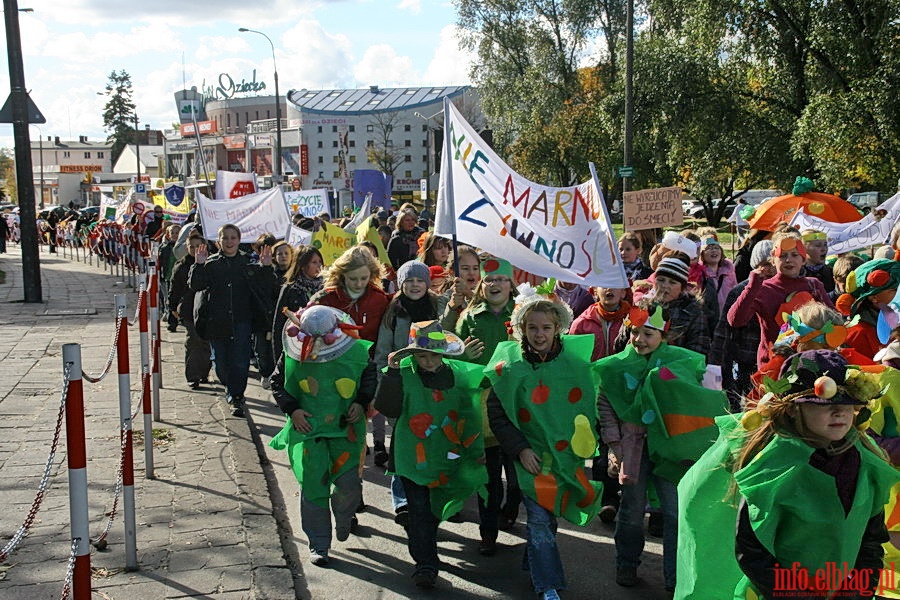 Strajk ywnoci w Elblgu - przemarsz ulicami miasta, fot. 16