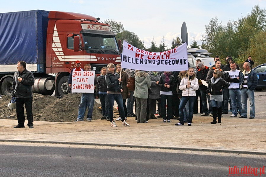 Protest mieszkacw w zwizku z paraliem komunikacyjym na ul. Warszawskiej, fot. 18