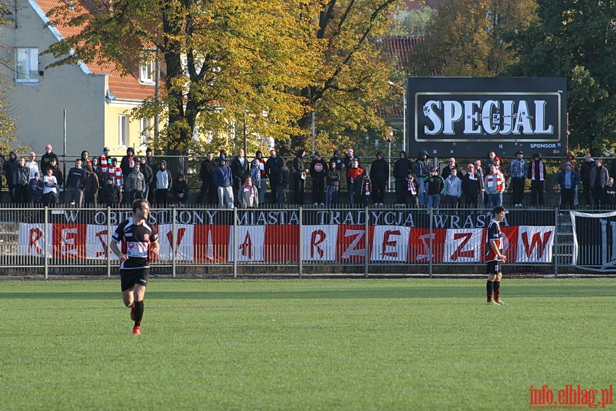 Mecz 13 kolejki II ligi: Olimpia Elblg - Resovia Rzeszw 2-1, fot. 8