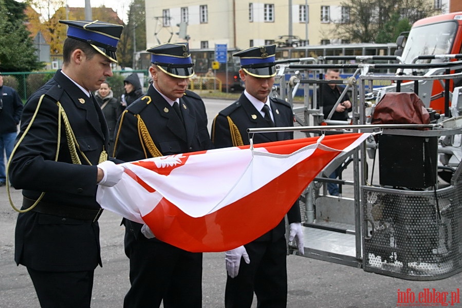 Przekazanie czterech nowych wozw Komendzie Miejskiej PSP w Elblgu, fot. 5