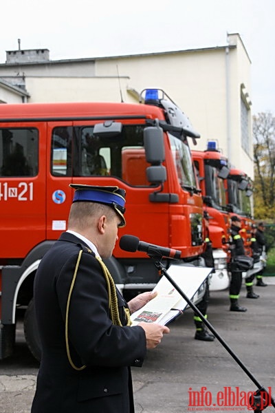 Przekazanie czterech nowych wozw Komendzie Miejskiej PSP w Elblgu, fot. 9