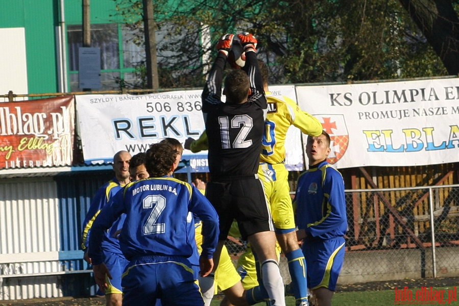 Mecz 15 kolejki II ligi: Olimpia Elblg - Motor Lublin 0-0, fot. 18