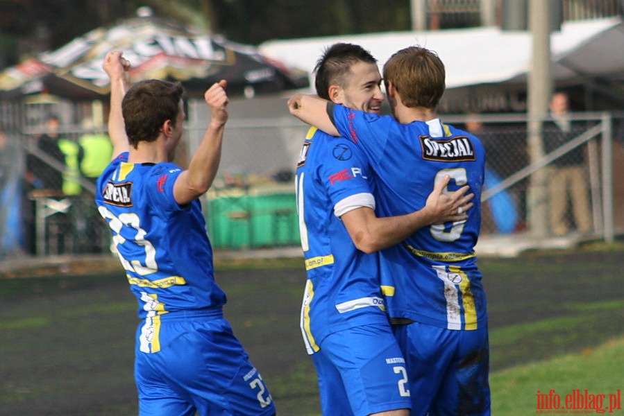 Mecz 17 kolejki II ligi: Olimpia Elblg - Puszcza Niepoomice 5-1, fot. 6