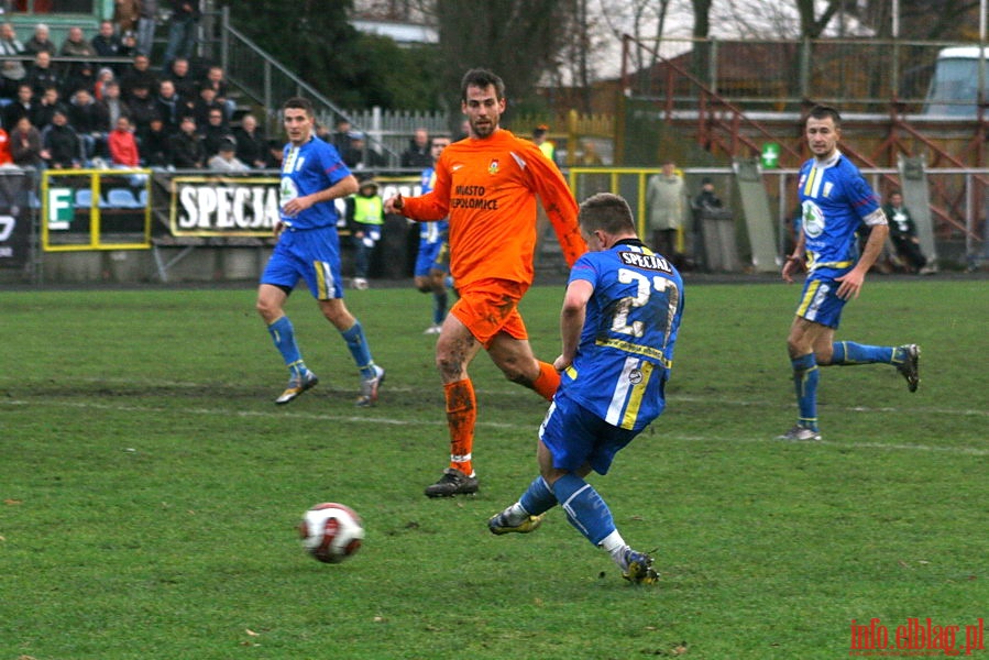 Mecz 17 kolejki II ligi: Olimpia Elblg - Puszcza Niepoomice 5-1, fot. 19