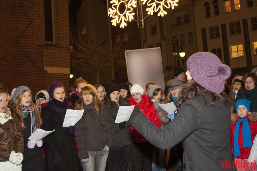 Uroczyste uruchomienie iluminacji wietlnej na choince przy Katedrze w. Mikoaja, fot. 12