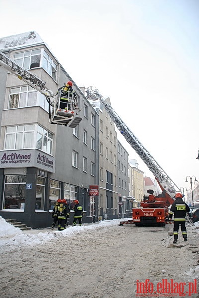 Poar poddasza w budynku mieszkalnym przy ul. Bauckiego, fot. 5