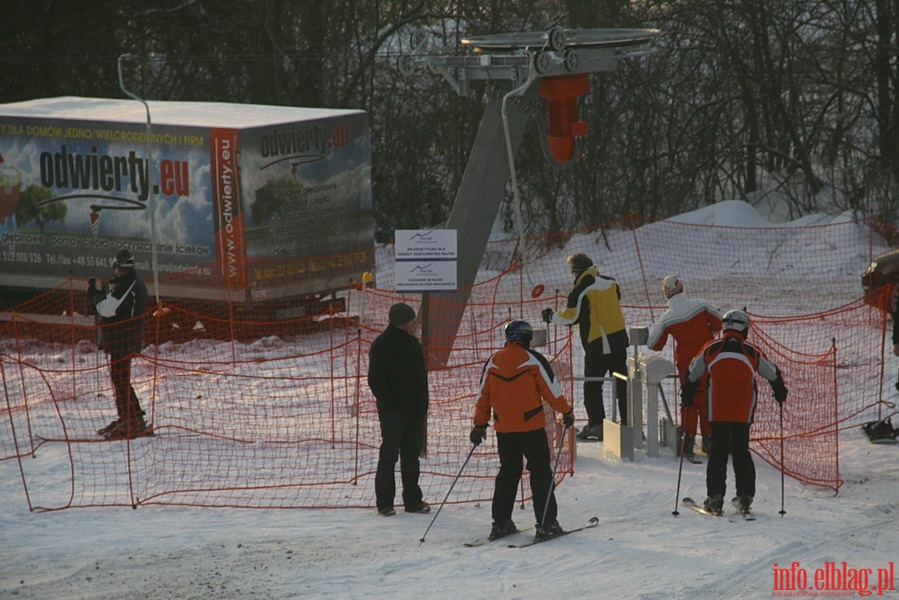 Pierwszy dzie funkcjonowania nowego wycigu narciarskiego na Grze Chrobrego, fot. 4