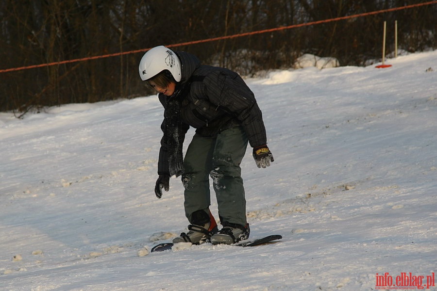 Pierwszy dzie funkcjonowania nowego wycigu narciarskiego na Grze Chrobrego, fot. 8