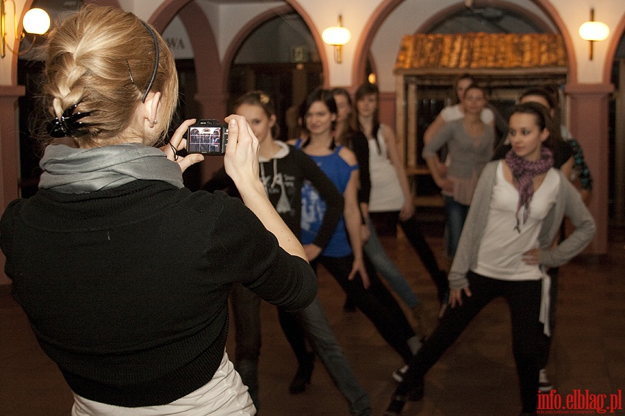 Prby choreografii do finau wyborw Miss Ziemi Elblskiej 2011 w Centrum Taca Cadmans i w Hotelu Arbiter, fot. 10