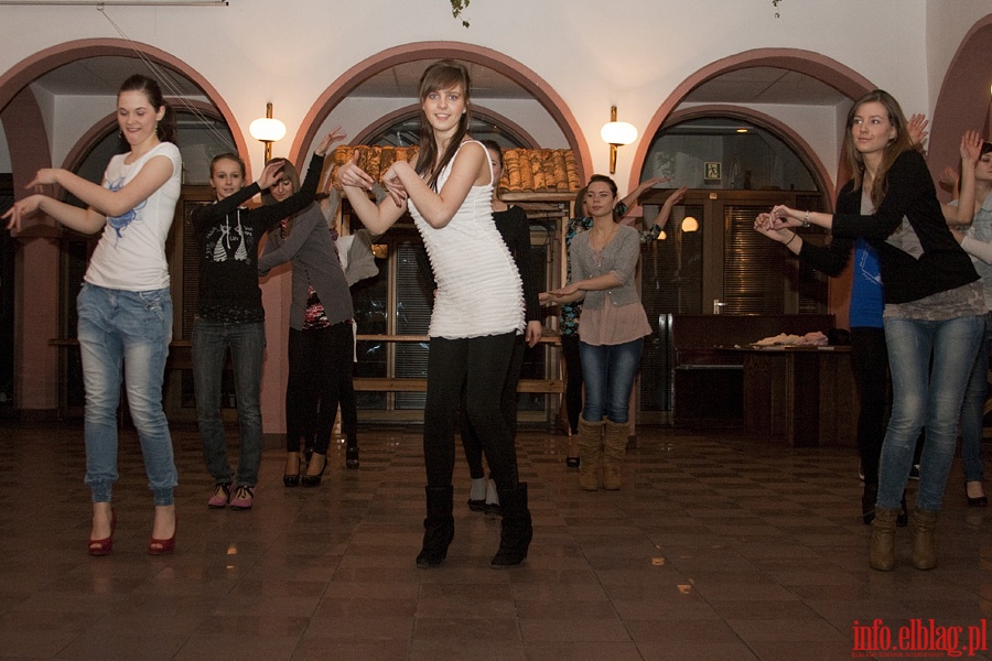 Prby choreografii do finau wyborw Miss Ziemi Elblskiej 2011 w Centrum Taca Cadmans i w Hotelu Arbiter, fot. 18