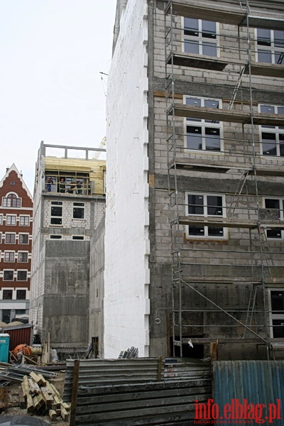 Budowa Hotelu Elblg na Starym Miecie - zawieszenie wiechy, fot. 7