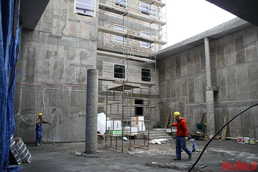 Budowa Hotelu Elblg na Starym Miecie - zawieszenie wiechy, fot. 18