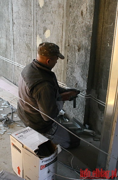 Budowa Hotelu Elblg na Starym Miecie - zawieszenie wiechy, fot. 27