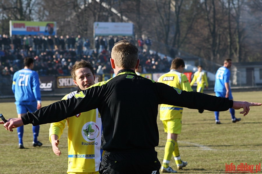 Mecz 20 kolejki II ligi: Olimpia Elblg - Ruch Wysokie Mazowieckie 2-0, fot. 5