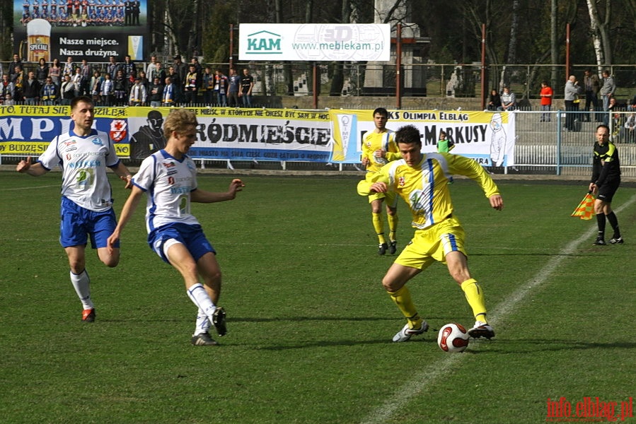 Mecz 22 kolejki II ligi: Olimpia Elblg - Stal Rzeszw 1-1, fot. 5