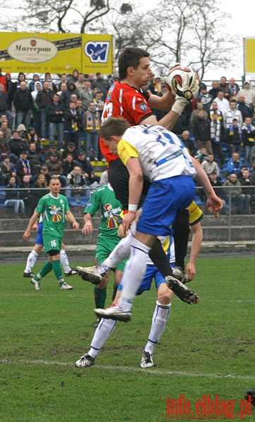 Mecz 18 kolejki (zalegej) II ligi: Olimpia Elblg - Pelikan owicz 1-0, fot. 19