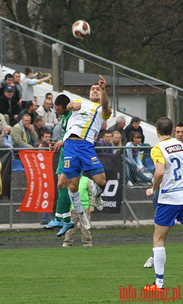 Mecz 24 kolejki II ligi: Olimpia Elblg - Okocimski Brzesko 1-0, fot. 12