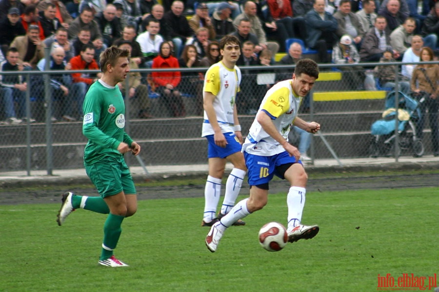 Mecz 24 kolejki II ligi: Olimpia Elblg - Okocimski Brzesko 1-0, fot. 15