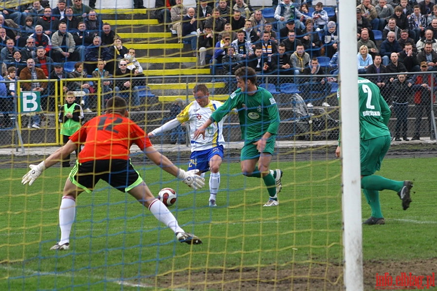 Mecz 24 kolejki II ligi: Olimpia Elblg - Okocimski Brzesko 1-0, fot. 19