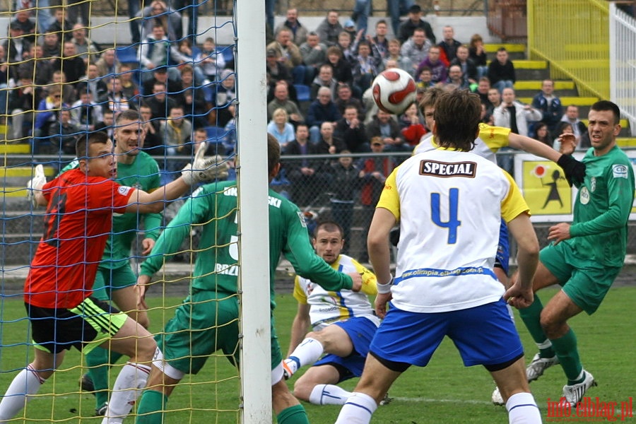 Mecz 24 kolejki II ligi: Olimpia Elblg - Okocimski Brzesko 1-0, fot. 20