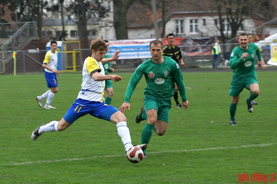 Mecz 24 kolejki II ligi: Olimpia Elblg - Okocimski Brzesko 1-0, fot. 26