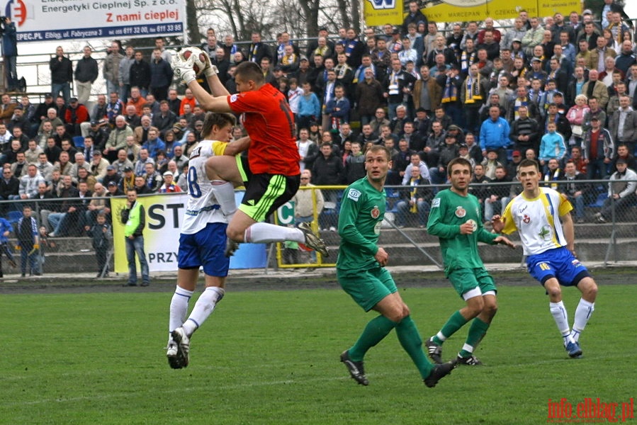 Mecz 24 kolejki II ligi: Olimpia Elblg - Okocimski Brzesko 1-0, fot. 27