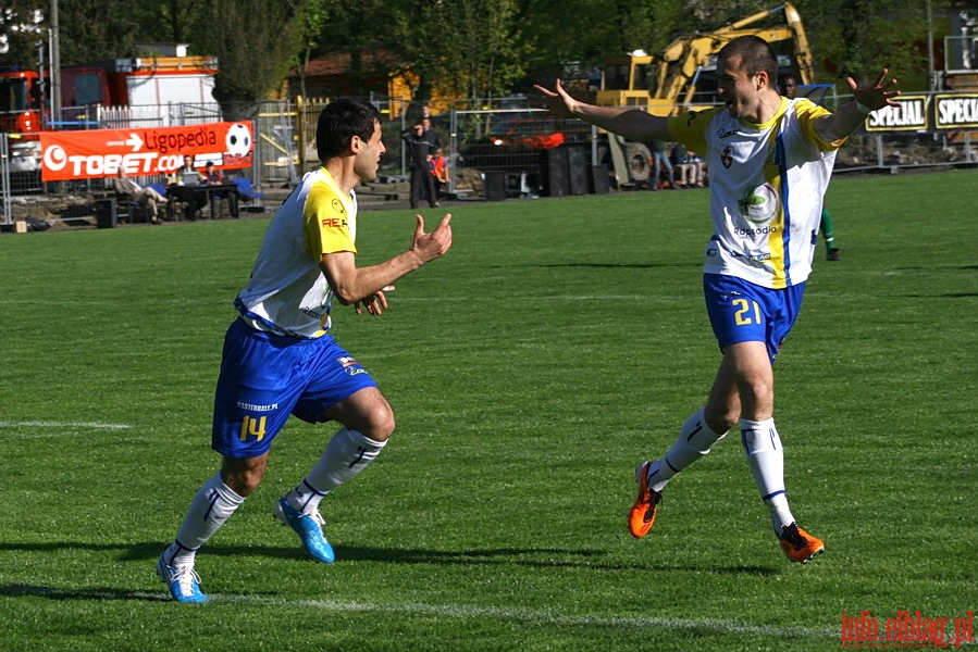 Mecz 26 kolejki II ligi: Olimpia Elblg - wit Nowy Dwr Mazowiecki 1-0, fot. 5