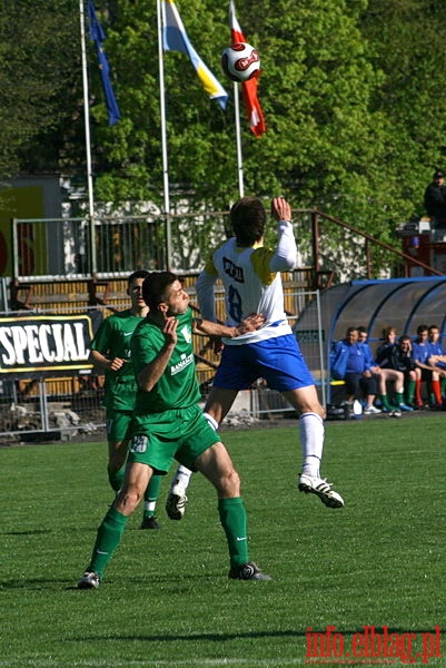 Mecz 26 kolejki II ligi: Olimpia Elblg - wit Nowy Dwr Mazowiecki 1-0, fot. 7