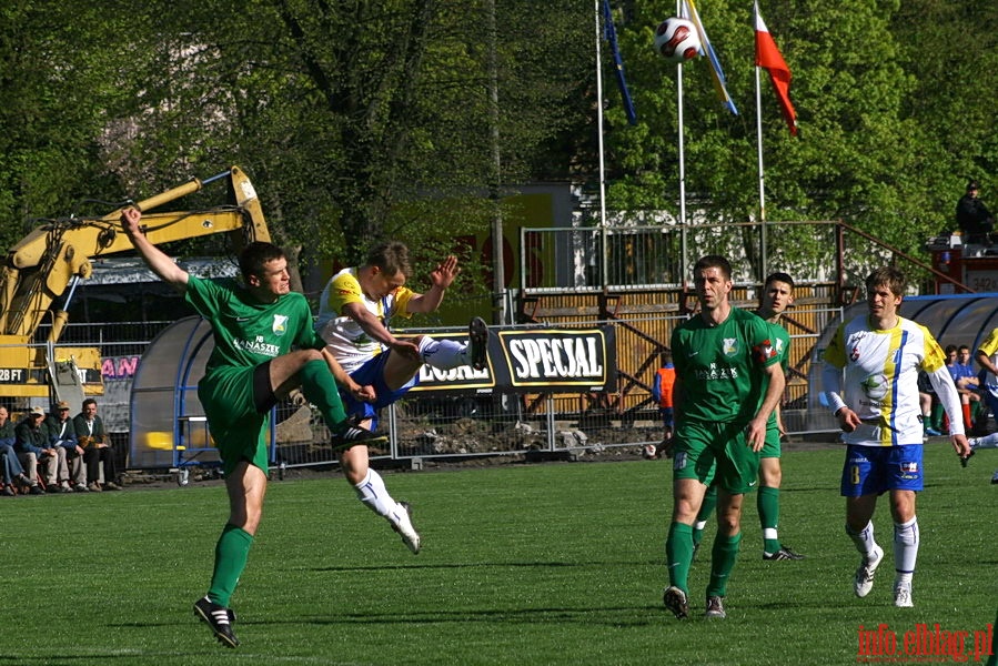 Mecz 26 kolejki II ligi: Olimpia Elblg - wit Nowy Dwr Mazowiecki 1-0, fot. 8