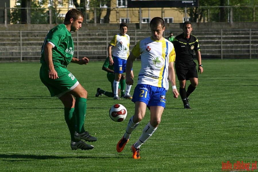 Mecz 26 kolejki II ligi: Olimpia Elblg - wit Nowy Dwr Mazowiecki 1-0, fot. 9