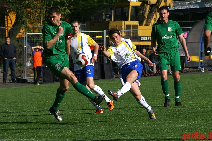 Mecz 26 kolejki II ligi: Olimpia Elblg - wit Nowy Dwr Mazowiecki 1-0, fot. 10