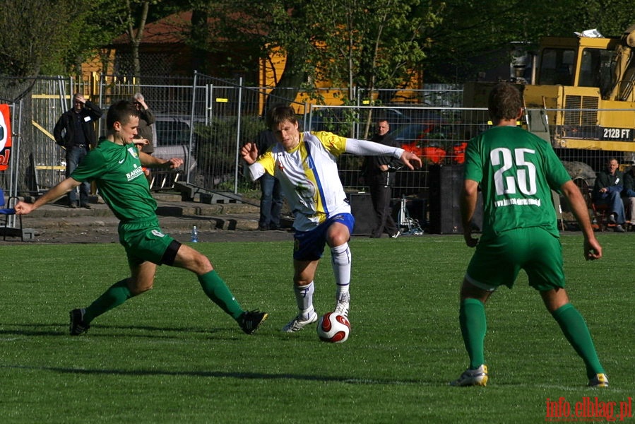 Mecz 26 kolejki II ligi: Olimpia Elblg - wit Nowy Dwr Mazowiecki 1-0, fot. 11