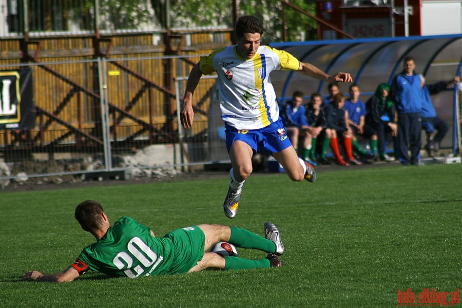 Mecz 26 kolejki II ligi: Olimpia Elblg - wit Nowy Dwr Mazowiecki 1-0, fot. 12