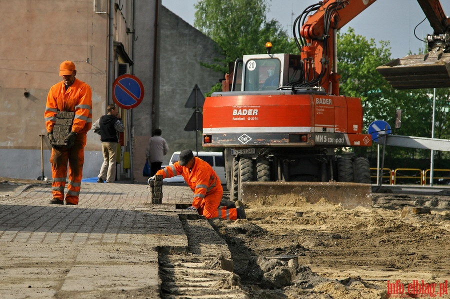 Przebudowa ulicy Traugutta - wiosna 2011, fot. 7