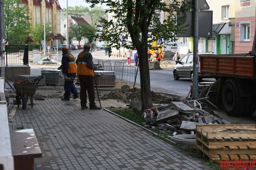 Przebudowa ulicy Traugutta - wiosna 2011, fot. 9